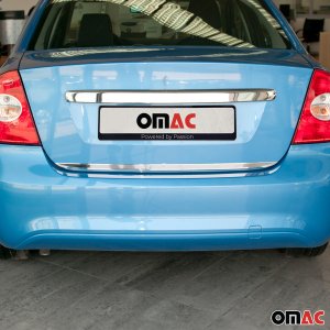Ford Focus Tailgate Trim - Omac - S.Steel - Gloss Silver - '12-'14